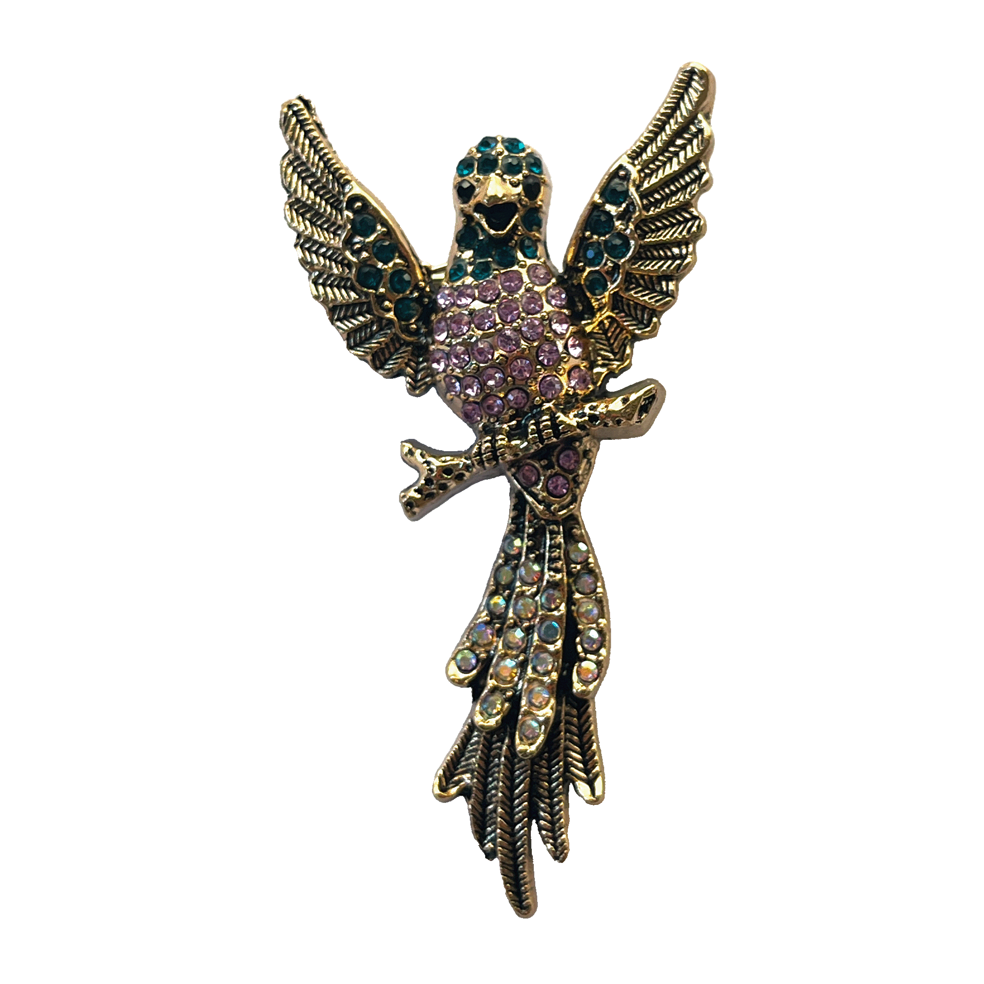 divalya-BR06-jeweled-bird-brooch-outstretched-wings-website-2000x2000 Jeweled bird brooch with outstretched wings and teal, lilac and iridescent crystals – Divalya jewelry