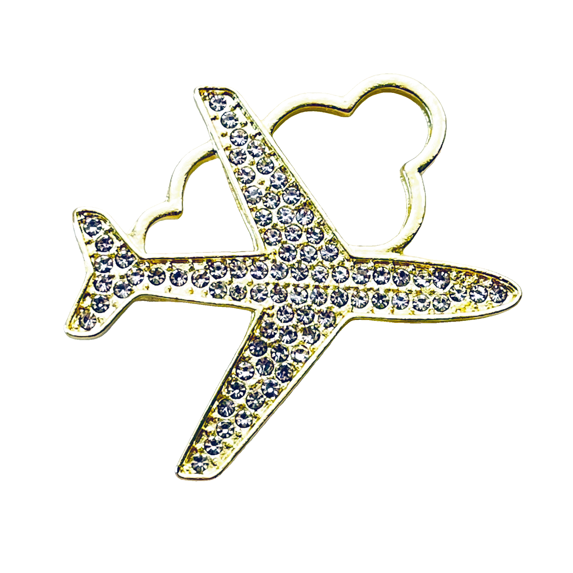 divalya-BR17-crystal-airplane-cloud-travel-brooch-2000x2000 Gold airplane brooch with clear crystals and cloud detail – Divalya jewelry