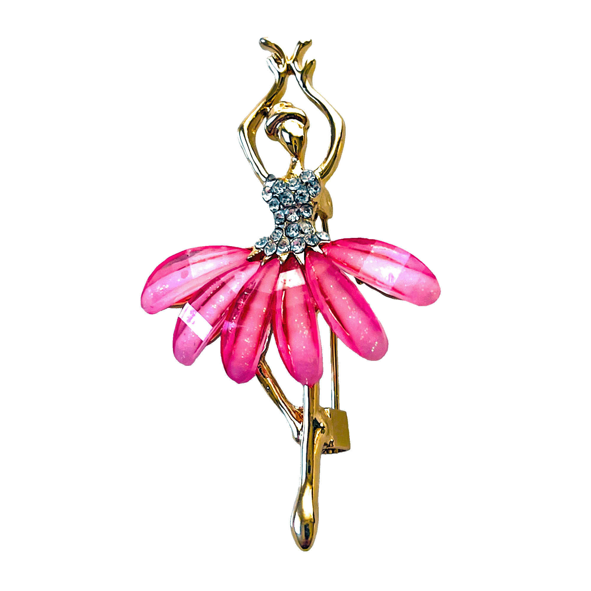 divalya-BR38-pink-ballerina-crystal-skirt-brooch-2000x2000 Pink ballerina brooch with crystal bodice and layered pink skirt – Divalya jewelry
