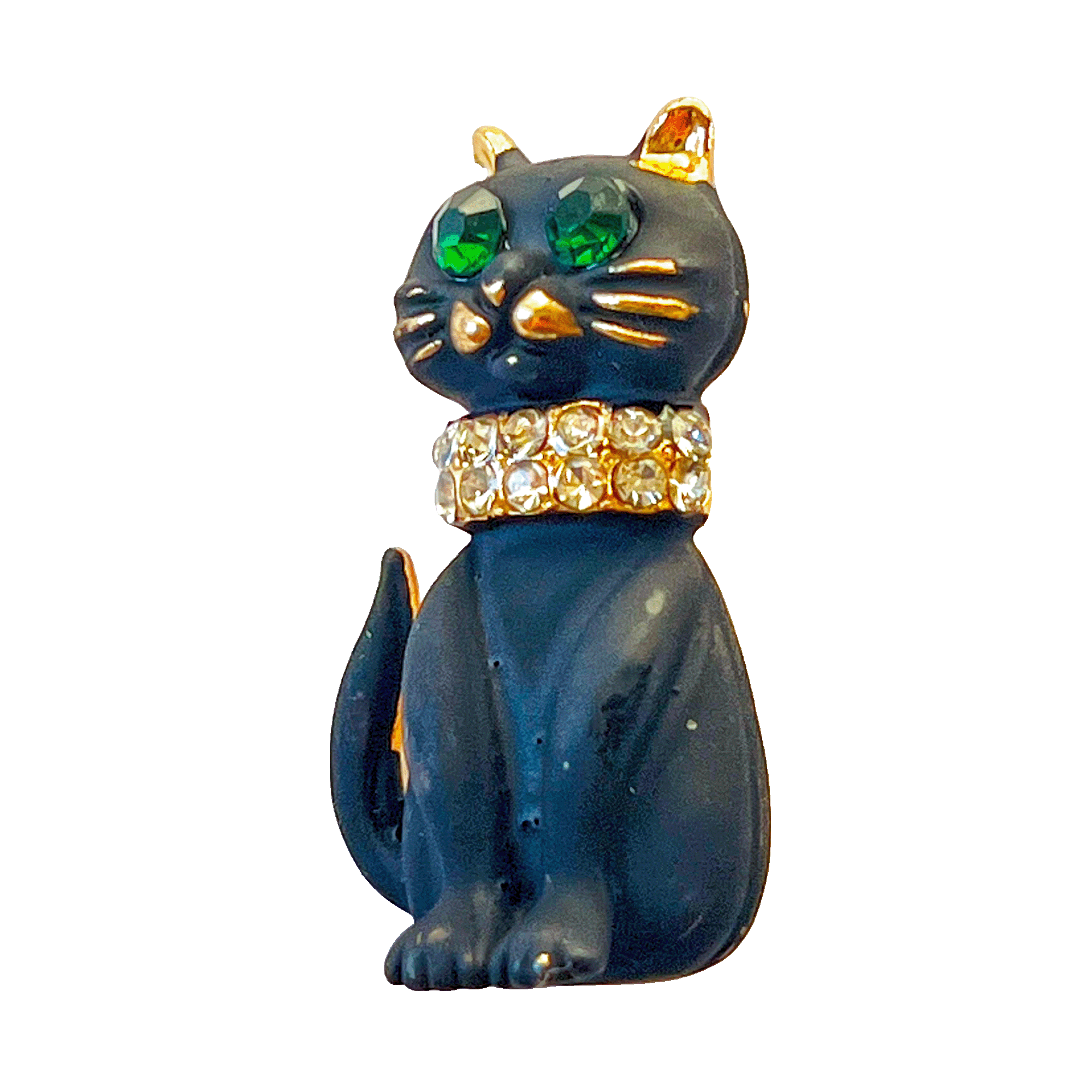 divalya-BR65-black-cat-brooch-green-eyes-crystal-collar-2000x2000 Black cat brooch with green crystal eyes and rhinestone collar – Divalya